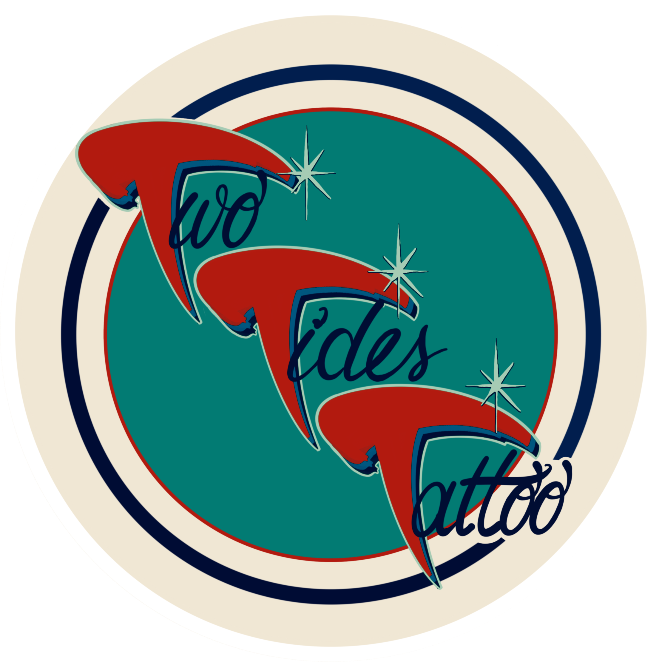 Two Tides Tattoo Logo